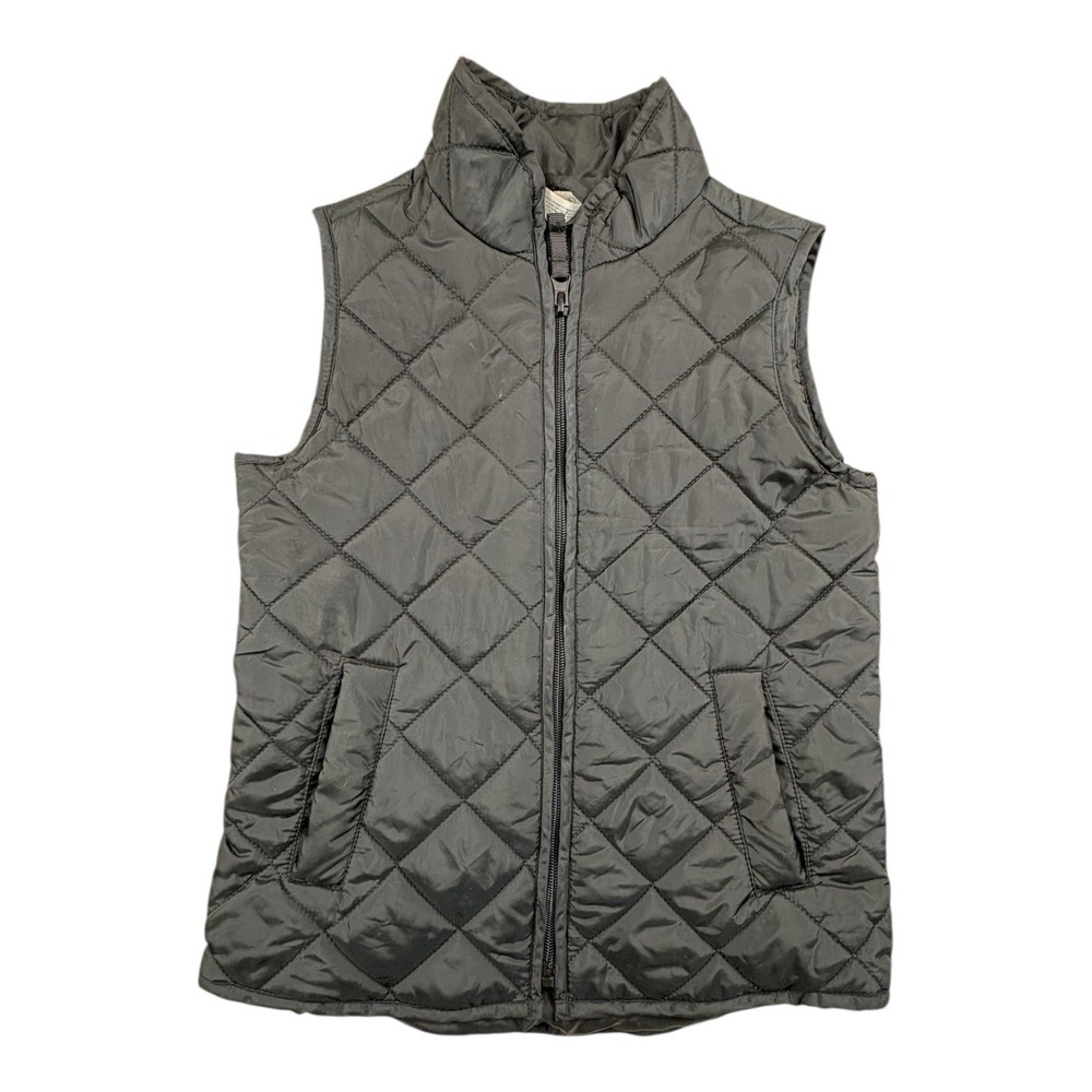 90 Degree by Reflex‎ Girls Quilted Snow Angel Vest Black Size M 10